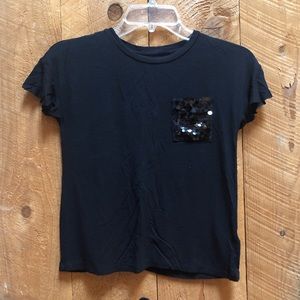 Art Class Girl’s Black Tee
